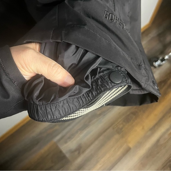 Eddie Bauer EBTEK Gore-Tex Snowpants XL Black Snowboard Ski Snowmobile Side Zip - Picture 4 of 12